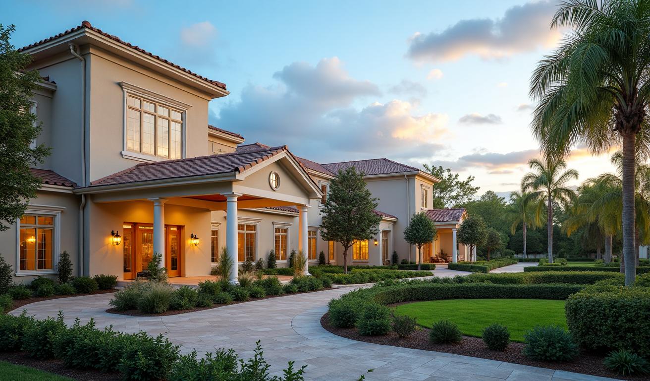 Illustrative senior housing community exterior
