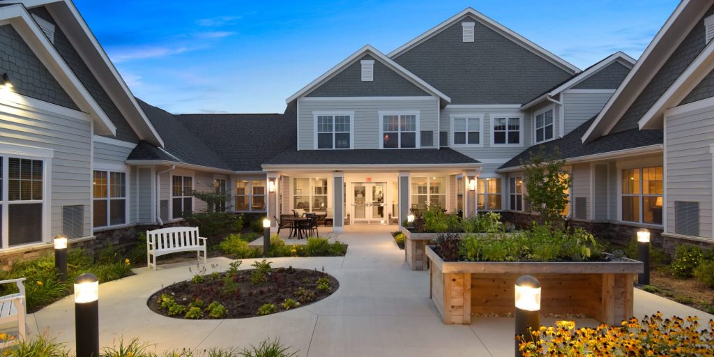 Senior living community exterior